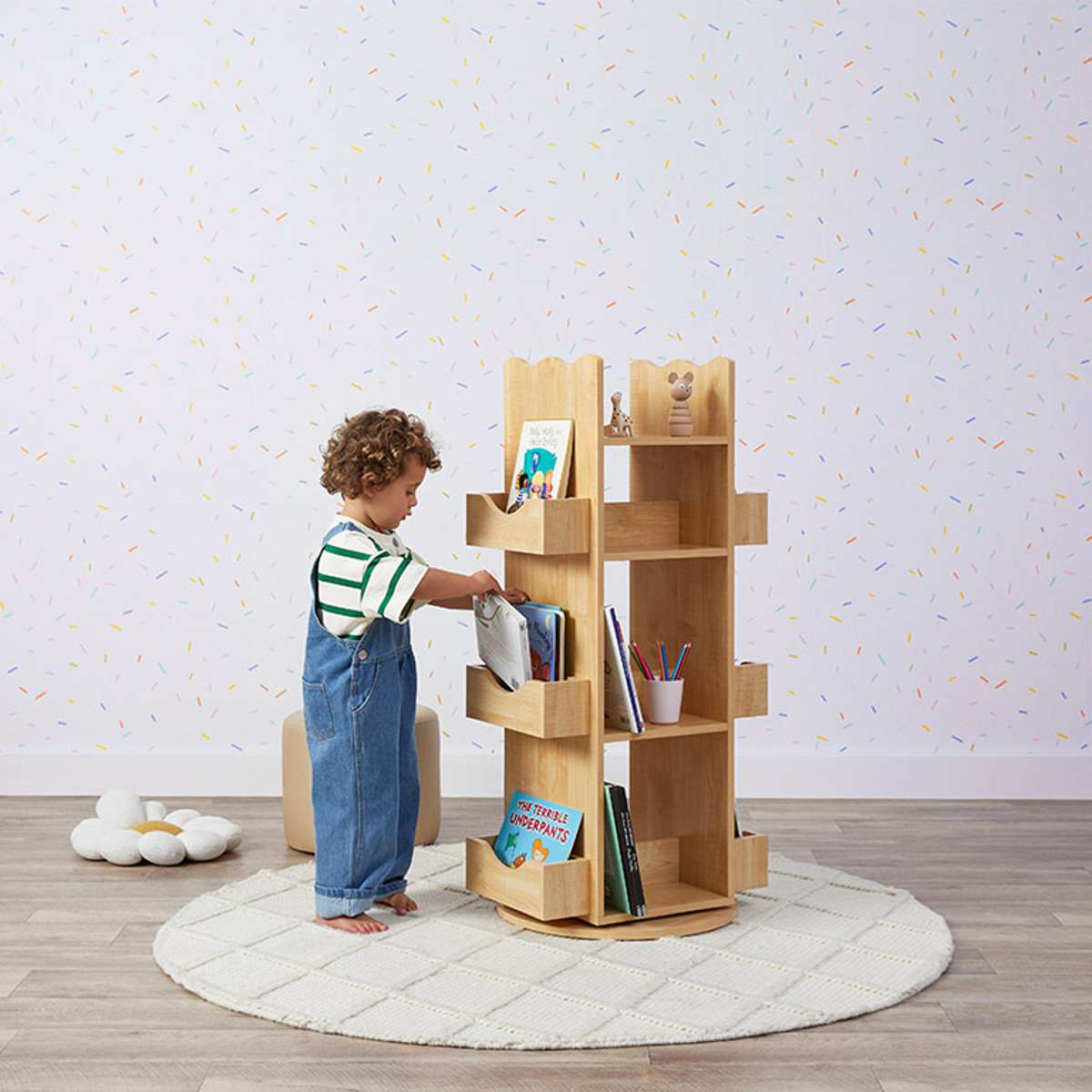 Theo Rotating Bookshelf - Image 5