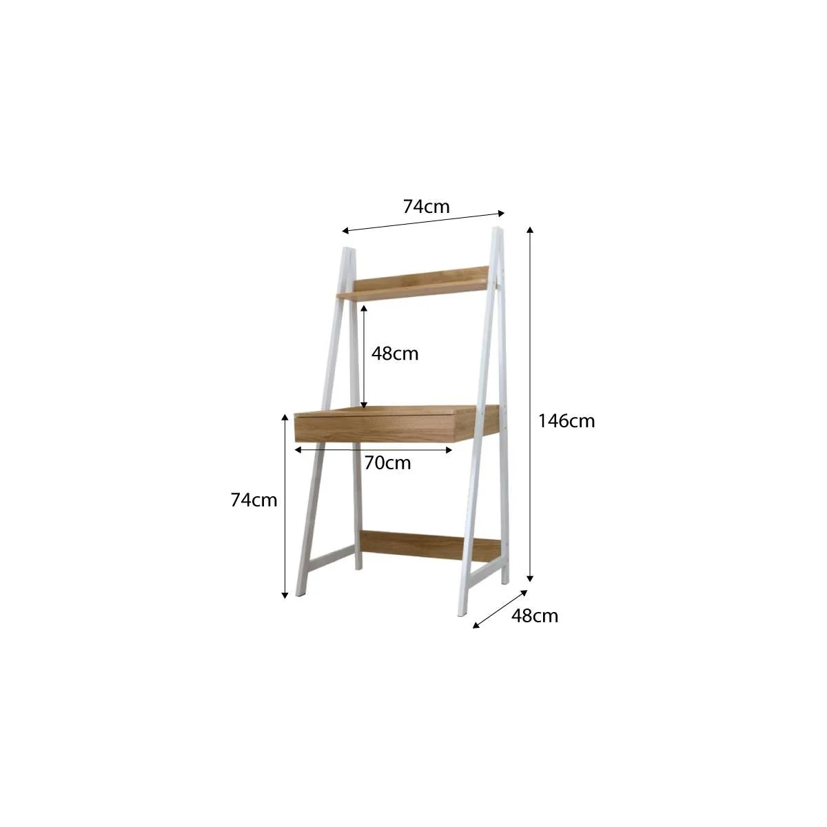Urban Desk - White - Image 7